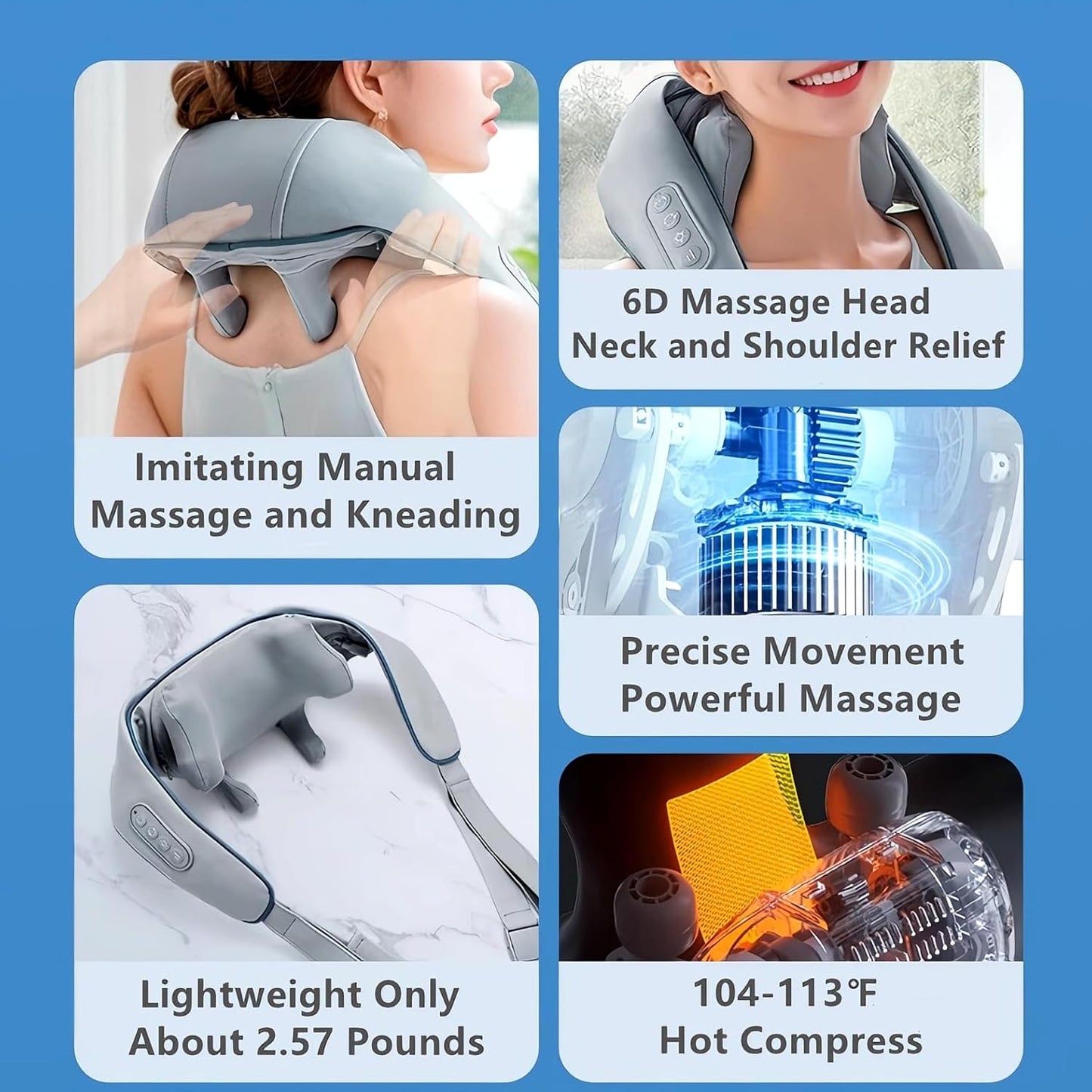 Mr. Ortho® - 6th generation Heated Neck and Shoulder Massager